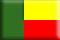 Bandiera Benin .gif - Piccola e rialzata