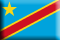 Bandiera Congo .gif - Piccola e rialzata