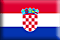 Bandiera Croazia .gif - Piccola e rialzata