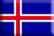 Bandiera Islanda .gif - Piccola e rialzata
