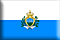 Bandiera San Marino .gif - Piccola e rialzata