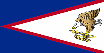 Bandera Samoa Americana .gif - Extra Grande