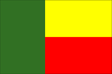 Bandiera Benin .gif - Molto Grande