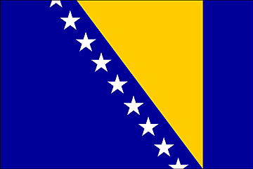 Bandiera Bosnia-Erzegovina .gif - Molto Grande