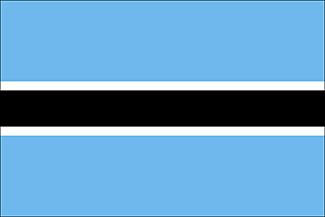 Bandera Botswana .gif - Extra Grande
