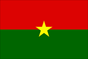 Bandiera Burkina Faso .gif - Molto Grande