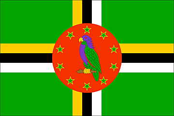 Bandera Dominica .gif - Extra Grande