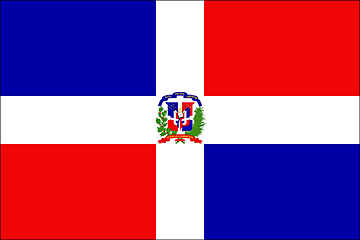 Bandiera Repubblica Dominicana .gif - Molto Grande