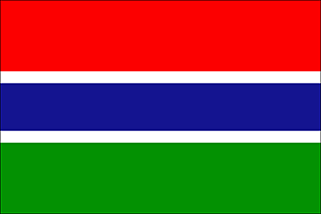 Bandiera Gambia .gif - Molto Grande
