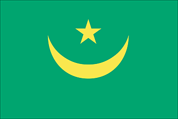 Bandera Mauritania .gif - Extra Grande