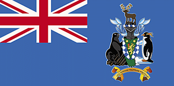 Bandera Georgia del Sur y las islas Sandwich del Sur .gif - Extra Grande