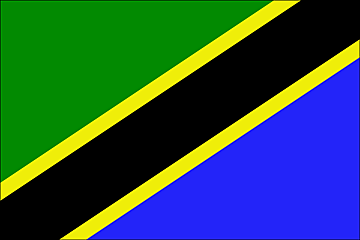 Bandiera Tanzania .gif - Molto Grande