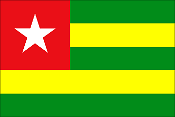 Bandera Togo .gif - Extra Grande