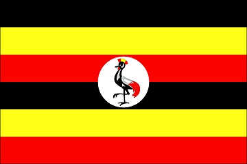 Bandiera Uganda .gif - Molto Grande
