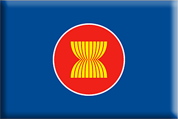 Bandiera ASEAN .gif - Molto Grande e rialzata