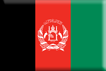 Bandiera Afghanistan .gif - Molto Grande e rialzata