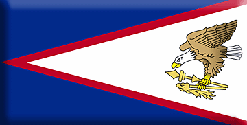 Bandiera Samoa Americana .gif - Molto Grande e rialzata