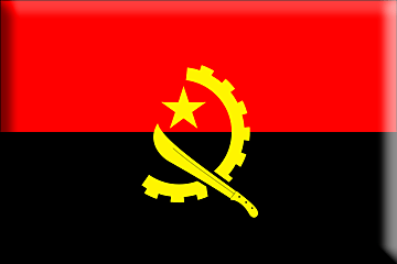Bandera Angola .gif - Extra Grande y realzada