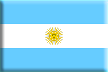 Bandiera Argentina .gif - Molto Grande e rialzata