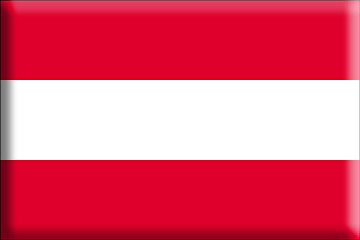 Stock Bandera/Stock Austria Viena + Gratis Pegatinas, Flaggenfritze –  Bandera, Flagge 30 x 45 cm mit Hohlsaum