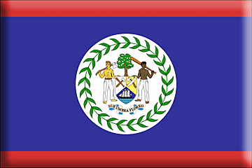 Bandiera Belize .gif - Molto Grande e rialzata