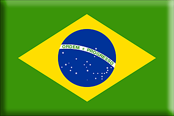 Bandiera Brasile .gif - Molto Grande e rialzata
