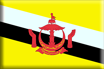 Bandiera Brunei .gif - Molto Grande e rialzata