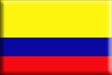 Bandiera Colombia .gif - Molto Grande e rialzata