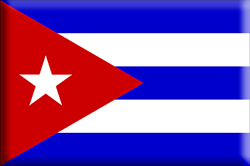 Bandera Cuba .gif - Extra Grande y realzada