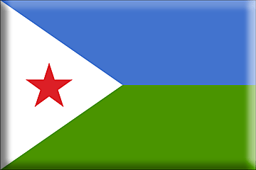 Bandiera Gibuti .gif - Molto Grande e rialzata