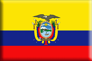 Bandiera Ecuador .gif - Molto Grande e rialzata