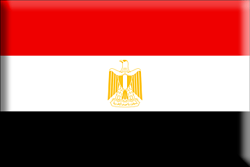 Bandiera Egitto .gif - Molto Grande e rialzata