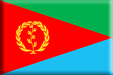 Bandiera Eritrea .gif - Molto Grande e rialzata
