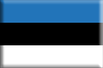 Bandiera Estonia .gif - Molto Grande e rialzata