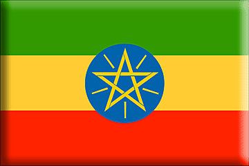 Bandera Etiopía .gif - Extra Grande y realzada
