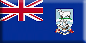Bandiera Isole Falkland .gif - Molto Grande e rialzata