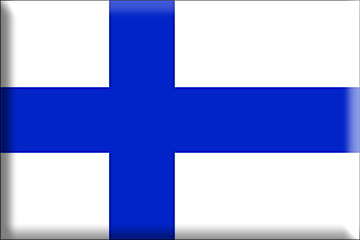Bandiera Finlandia .gif - Molto Grande e rialzata