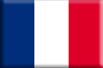Bandera Francia .gif - Extra Grande y realzada