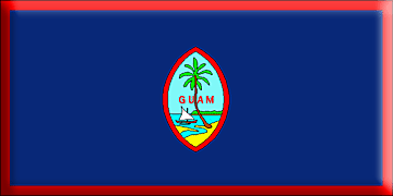 Bandiera Guam .gif - Molto Grande e rialzata