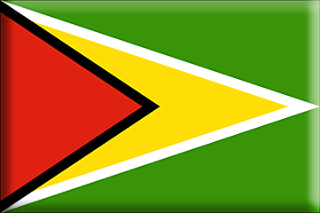 Bandiera Guyana .gif - Molto Grande e rialzata