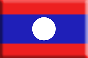 Bandera Laos .gif - Extra Grande y realzada