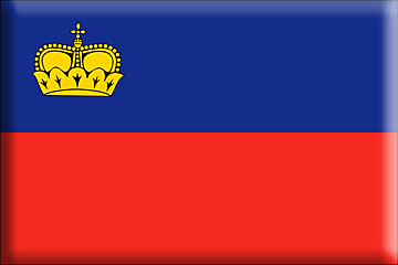 Bandiera Liechtenstein .gif - Molto Grande e rialzata