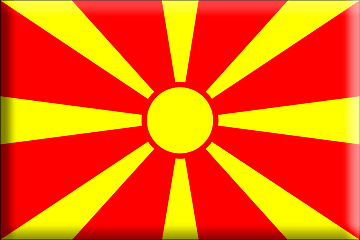 Bandera Macedonia .gif - Extra Grande y realzada