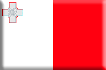 Bandiera Malta .gif - Molto Grande e rialzata