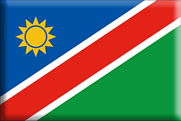Bandiera Namibia .gif - Molto Grande e rialzata