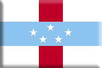 Bandera Antillas Holandesas .gif - Extra Grande y realzada