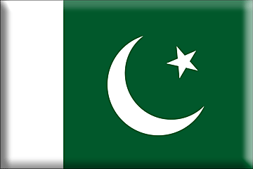 Bandiera Pakistan .gif - Molto Grande e rialzata