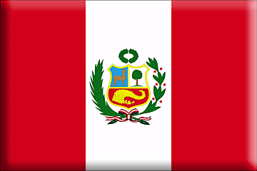 Bandiera Perù .gif - Molto Grande e rialzata