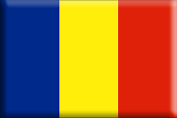 Bandera Rumania .gif - Extra Grande y realzada