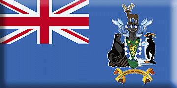 Bandera Georgia del Sur y las islas Sandwich del Sur .gif - Extra Grande y realzada